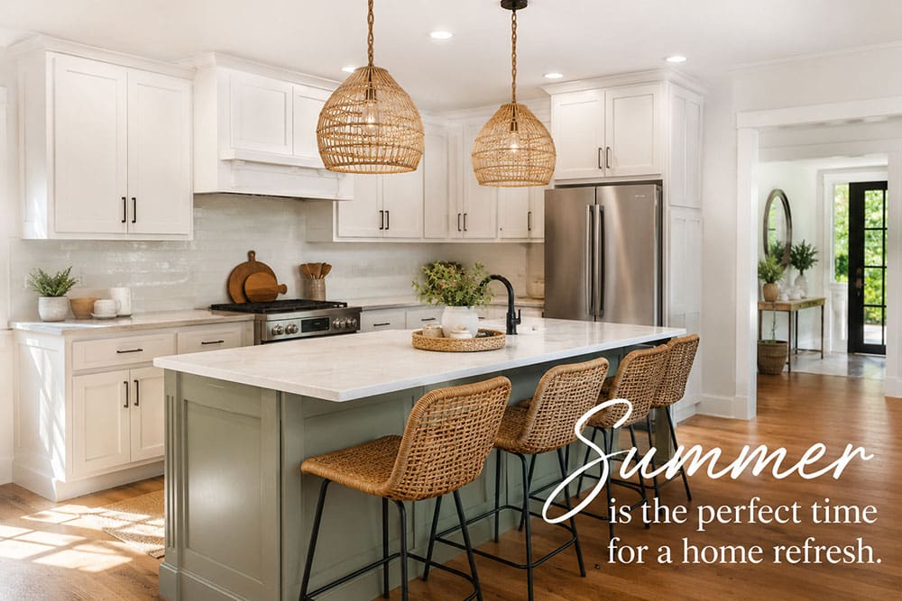 Summer Is the Perfect Time to Refresh Your Home with Paint and Cabinet Refinishing